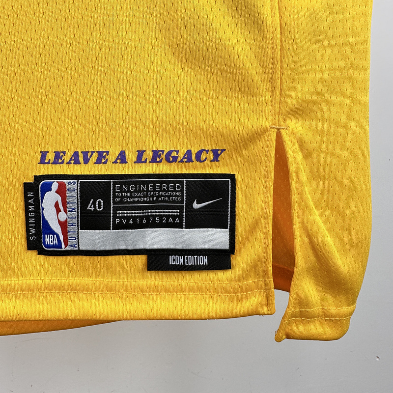 2023 NBA Lakers 0 WESTBROOK Basketball Jersey