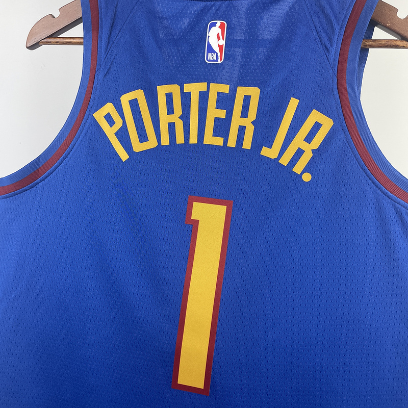 2023 NBA Denver Nuggets 1 PORTER JR. Basketball Jersey