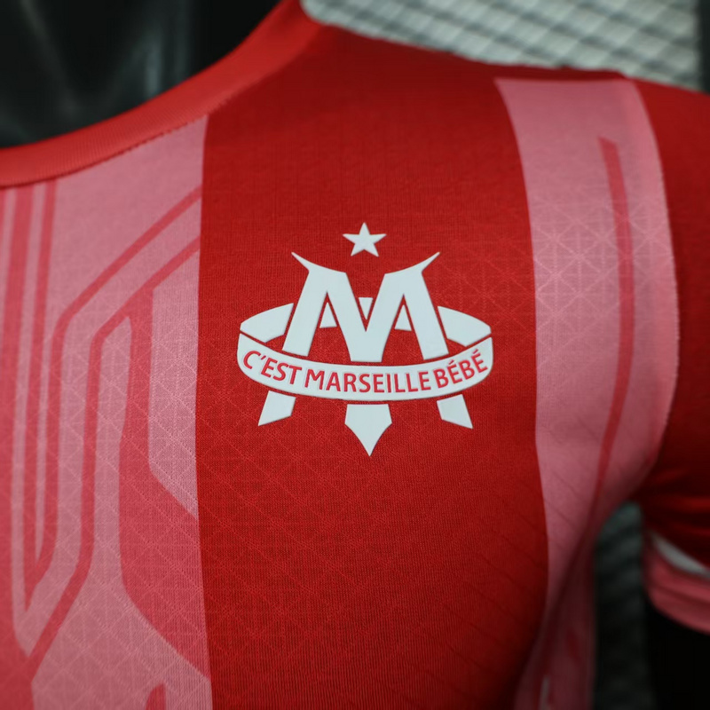 Player 2025-26 Marseille OM Red Special EditioFootball jersey