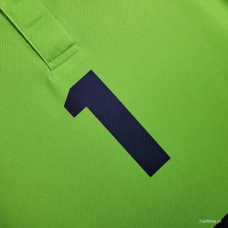 Retro 1994 Mexico Jorge Campos Home Green Goalkeeper Football jersey retro