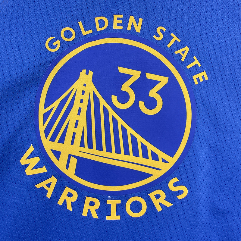 2023 NBA Golden State Warriors 33 WISEMAN Basketball Jersey