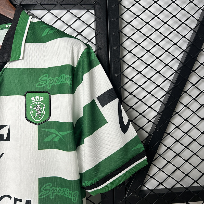 Retro 1999-00 Sporting Lisbon Home Football jersey retro