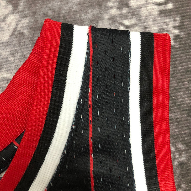 1995-96 NBA Chicago Bulls 23 JORDAN Black Basketball Jersey
