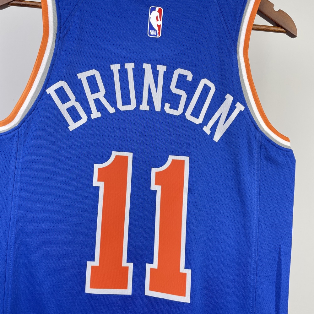 2023 New York Knicks 11 BRUNSON Basketball Jersey