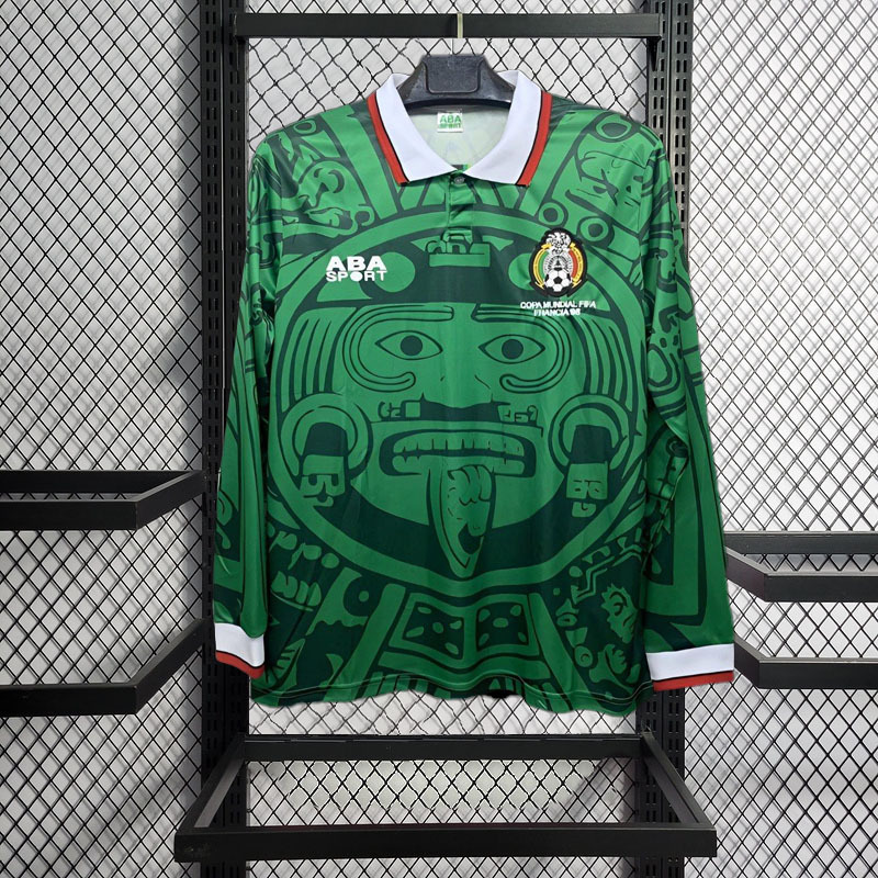 Retro 1998 Mexico home Football jersey retro