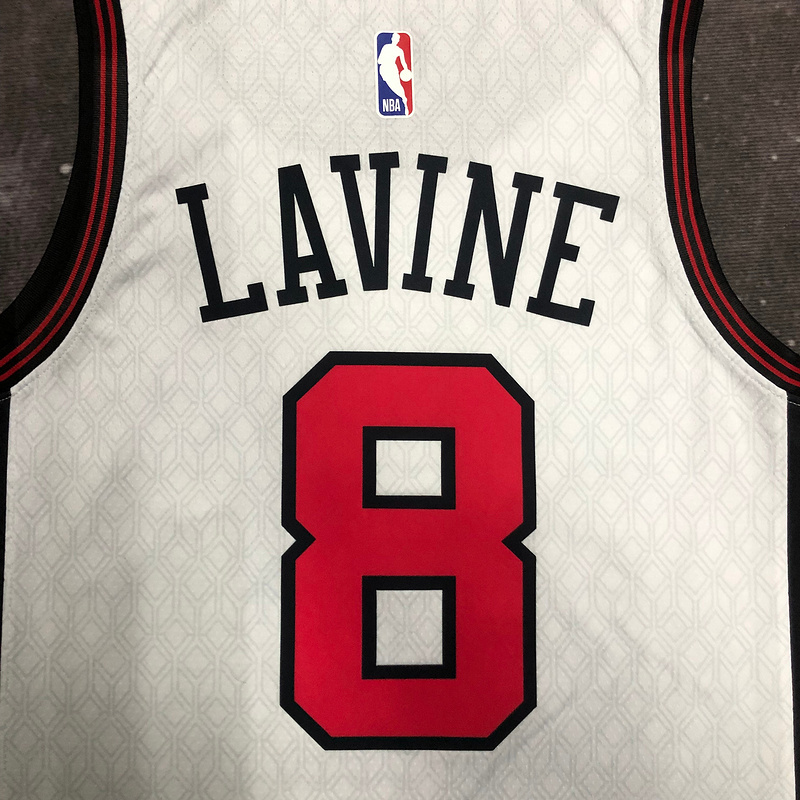 2023 NBA Chicago Bulls (8 LAVINE) Basketball Jersey