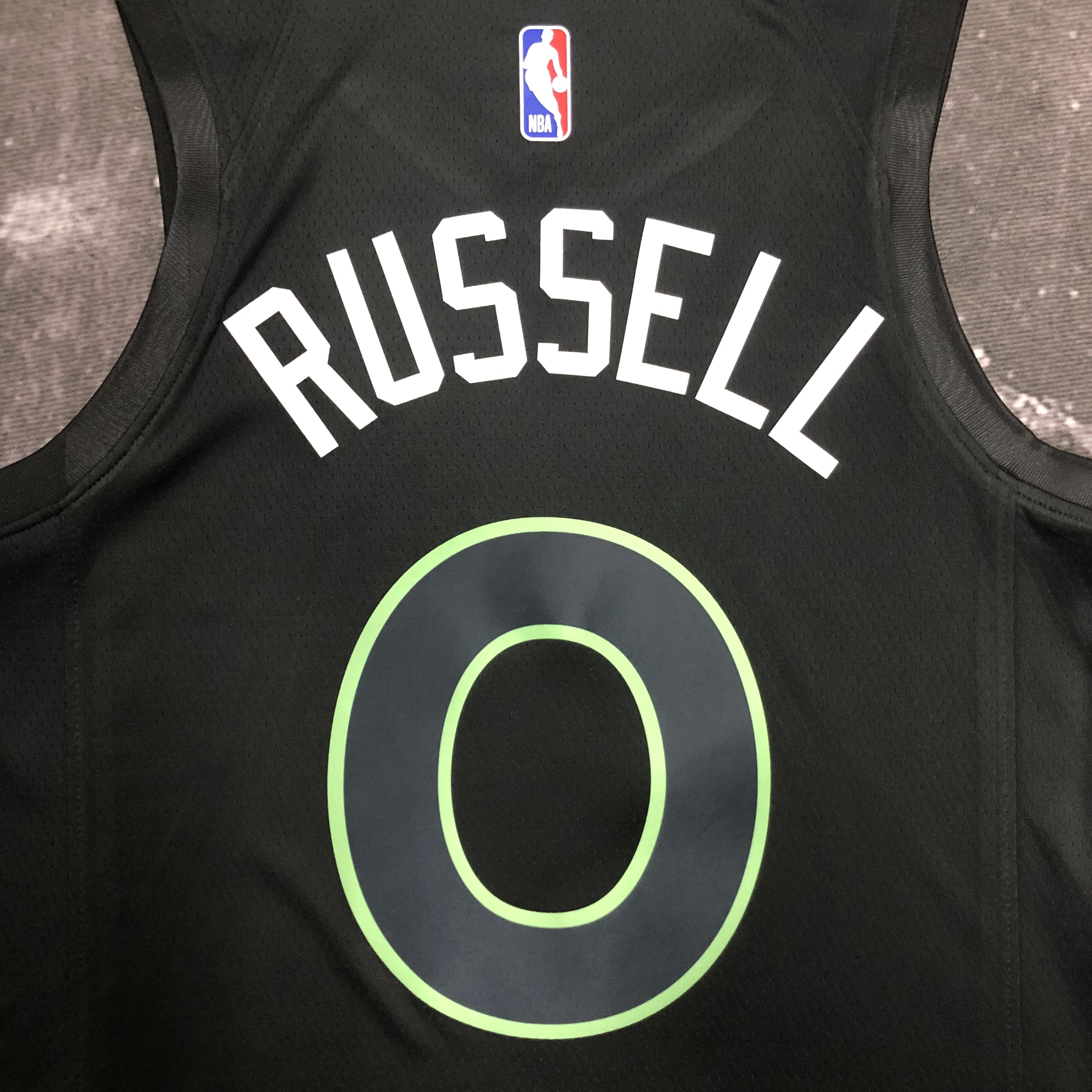 2023 NBA Minnesota Timberwolves 0 Russell Basketball Jersey