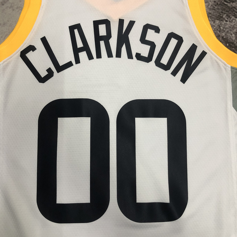 2023 NBA Utah Jazz 00 CLARKSON Basketball Jersey