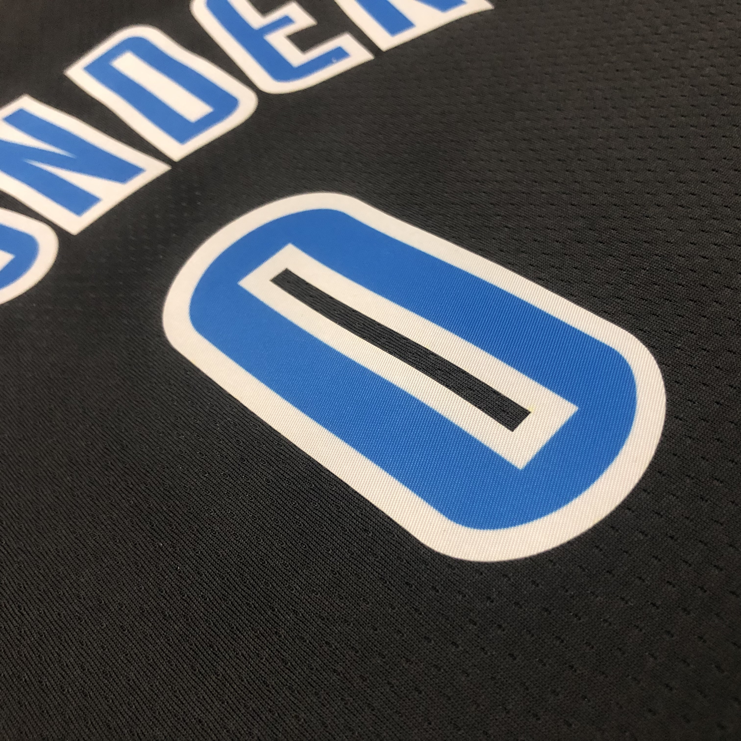 2023 NBA Oklahoma City Thunder 0 Westbrook Basketball Jersey