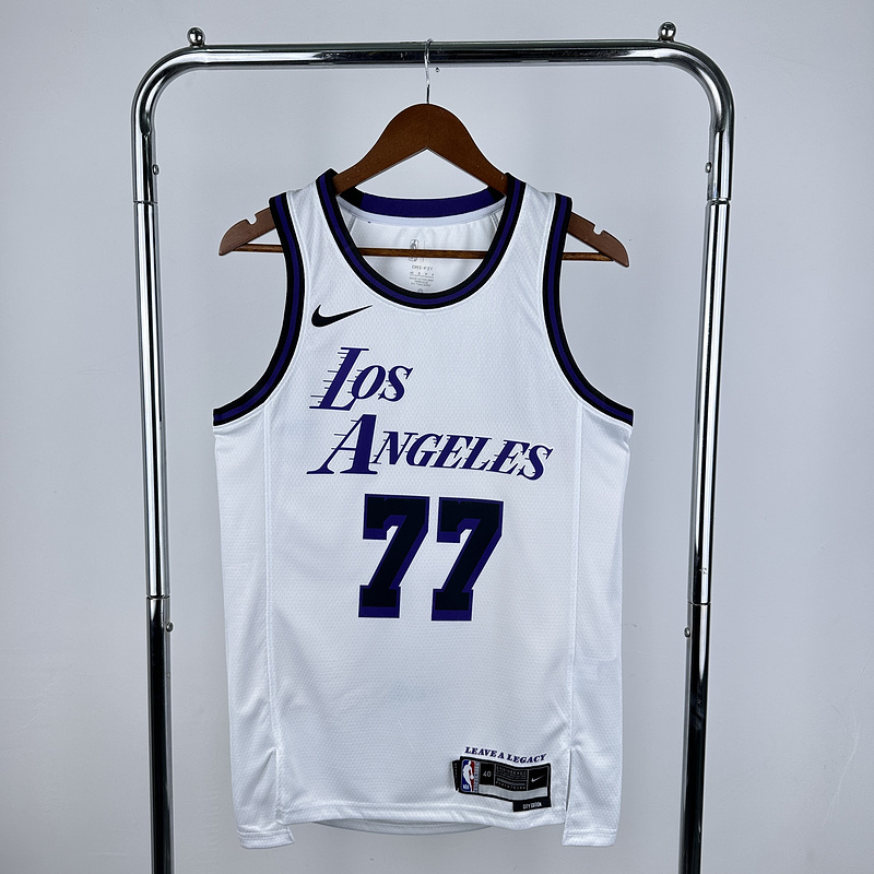2023 NBA Lakers 77 DONCIC Basketball Jersey