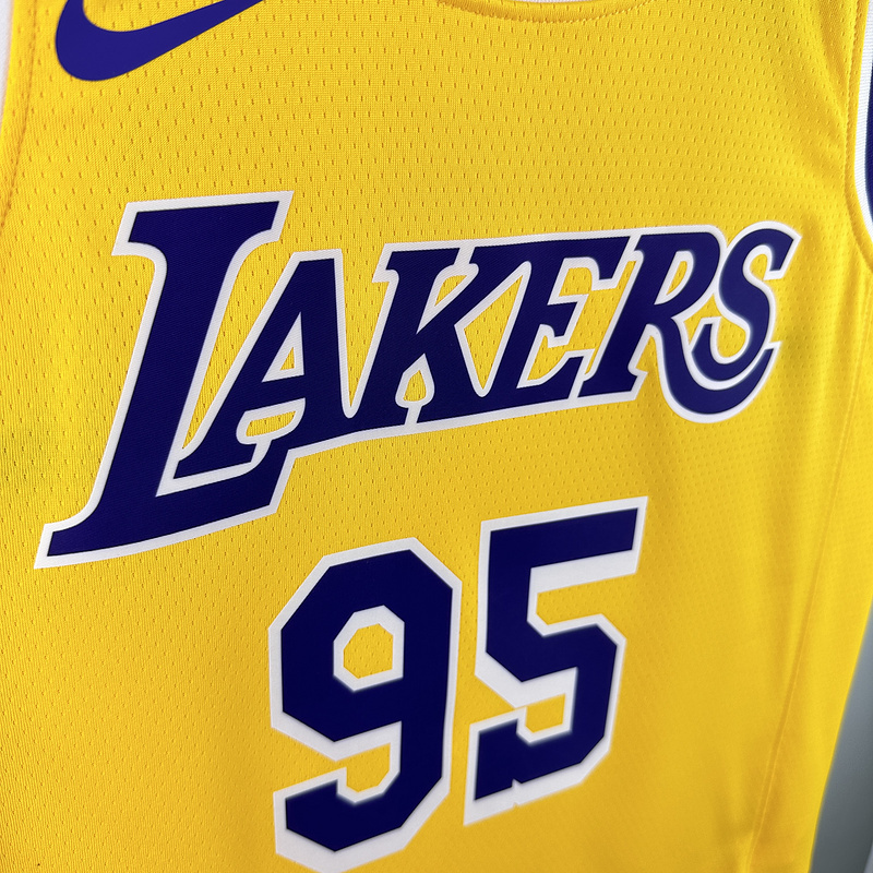 2023 NBA Lakers 95 TOSCANO Basketball Jersey