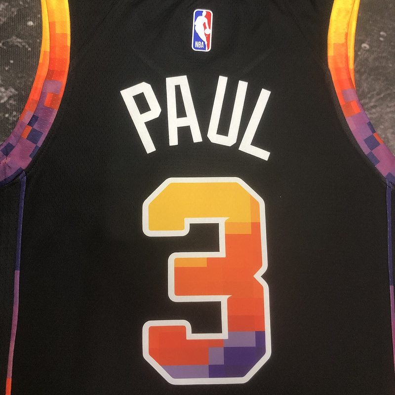 2023 NBA Phoenix Suns 3 PAUL Basketball Jersey