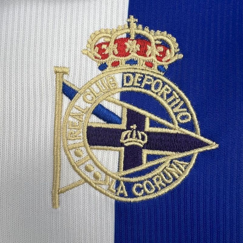 Retro 1999-00 Deportivo La Coruna Home Football jersey retro