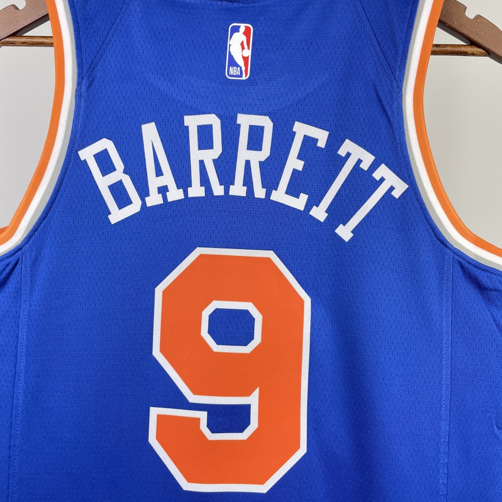 2023 New York Knicks 9 BARRETT Basketball Jersey