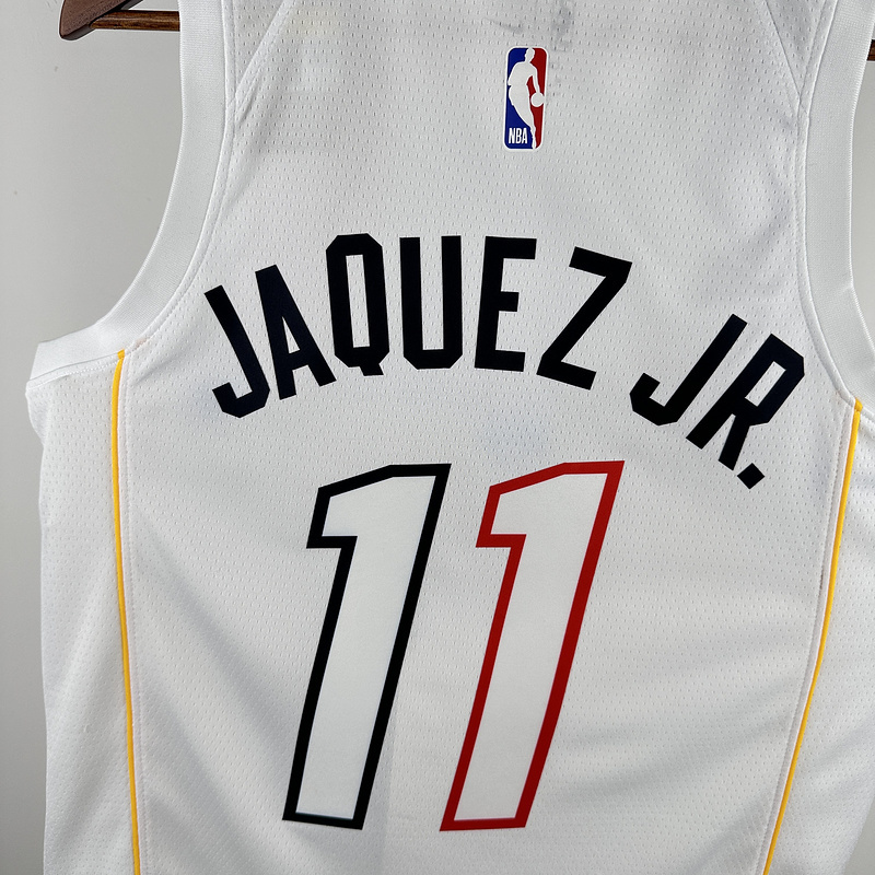2023 NBA Miami Heat 11 JAQUEZ JR. Basketball Jersey