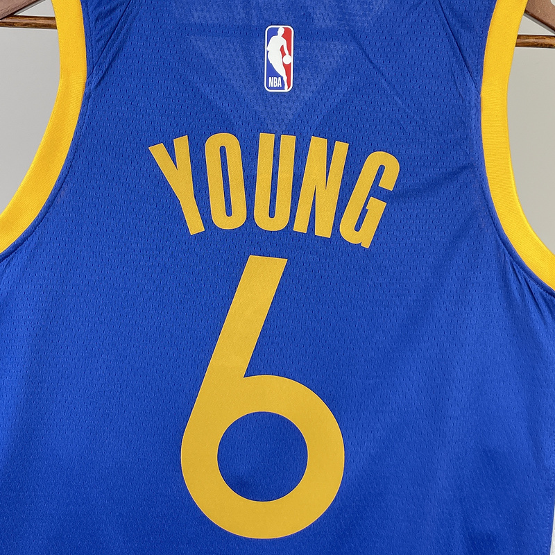 2023 NBA Golden State Warriors 6 YOUNG Basketball Jersey