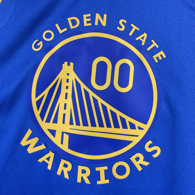 2023 NBA Golden State Warriors 00 KUMINGA Basketball Jersey