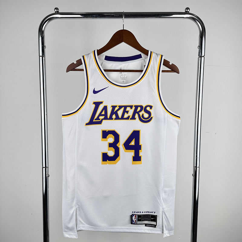 2023 NBA Lakers 34 O'NEAL Basketball Jersey