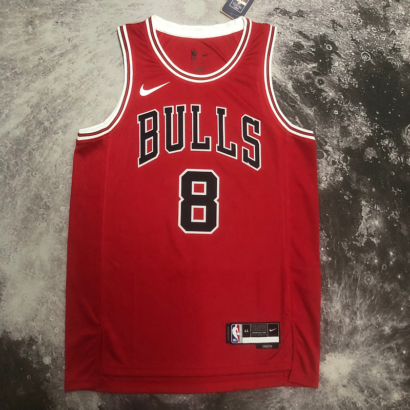2023 NBA Chicago Bulls (8 LAVINE) Basketball Jersey