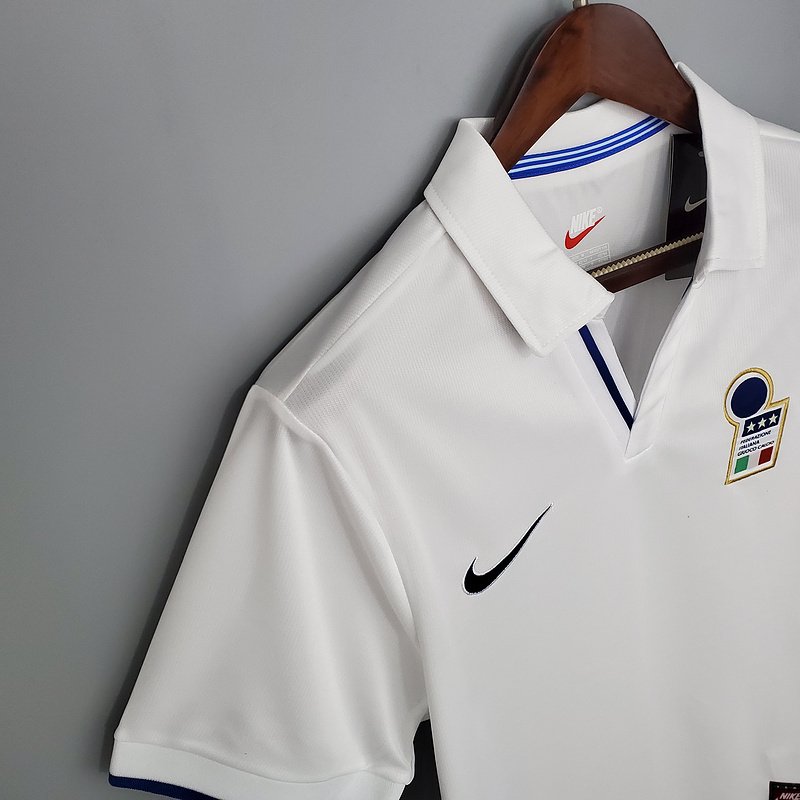 Retro Italy 1998 away VIERI MALDINI BAGGIO DEL PIERO PESSOTTO  Football jersey retro