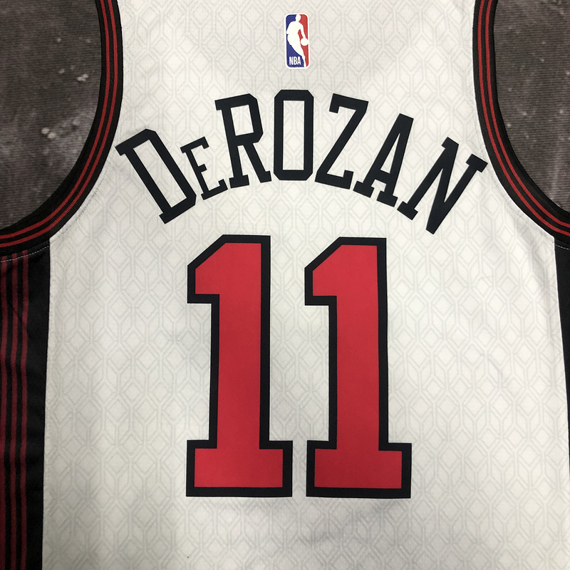 2023 NBA Chicago Bulls (11 DEROZAN) Basketball Jersey