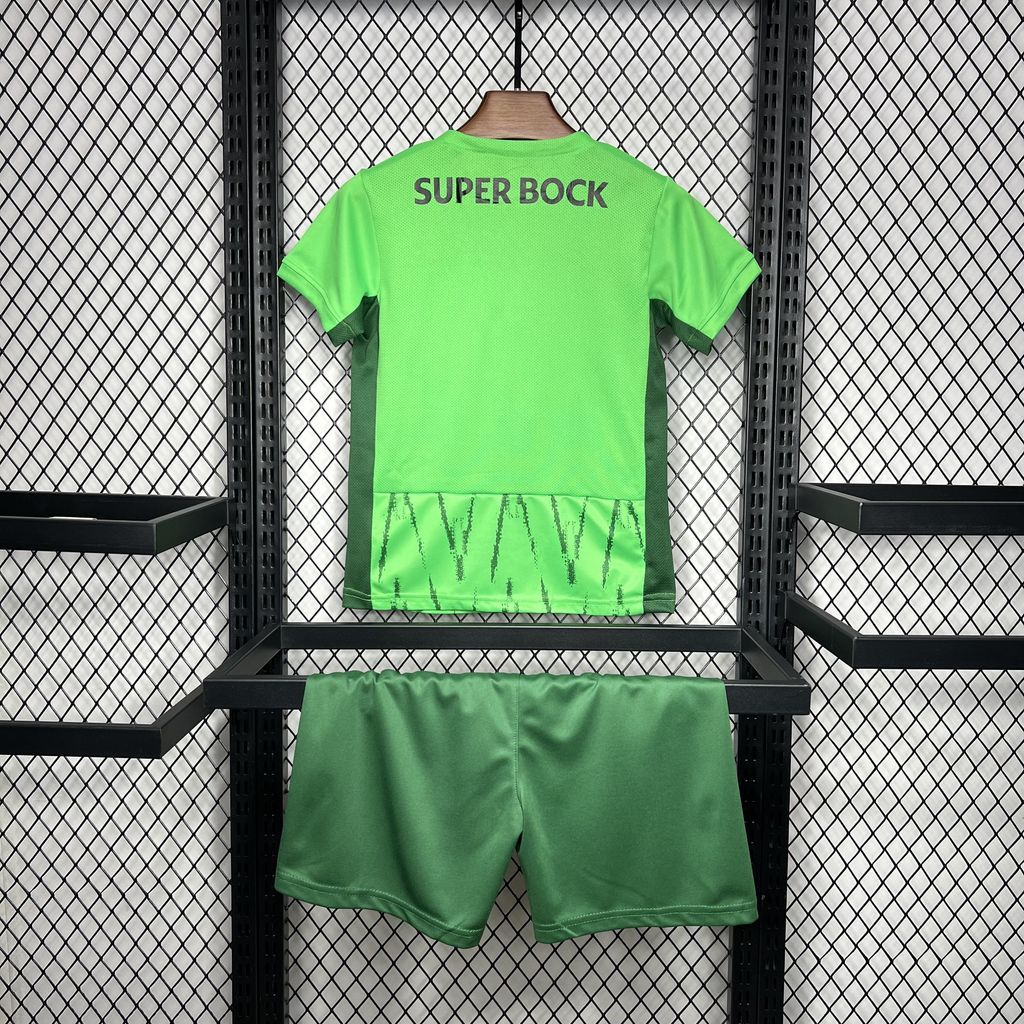 2024-25 Sporting CP Thirds Away Kids Kit Football jersey