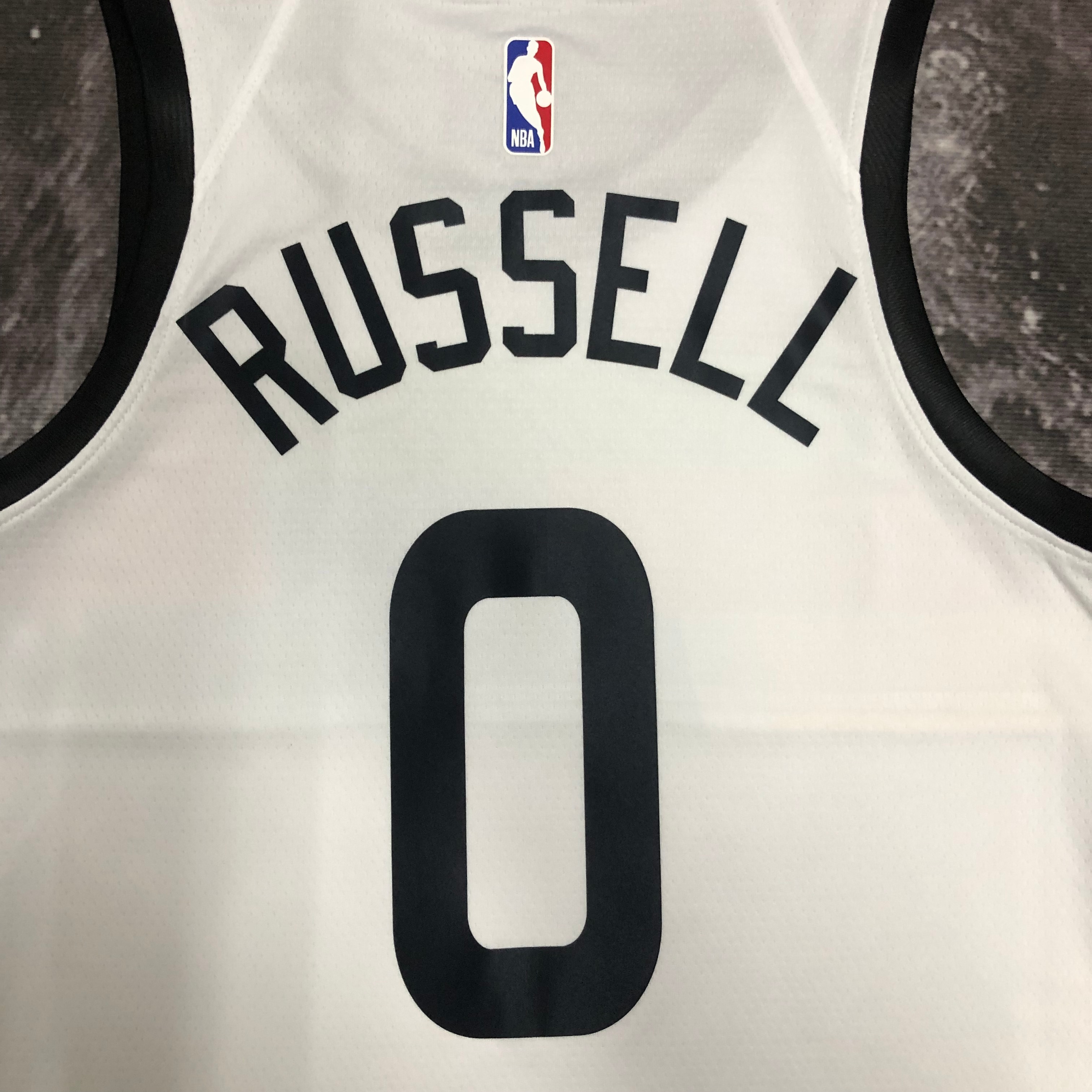 2023 NBA Minnesota Timberwolves 0 Russell Basketball Jersey