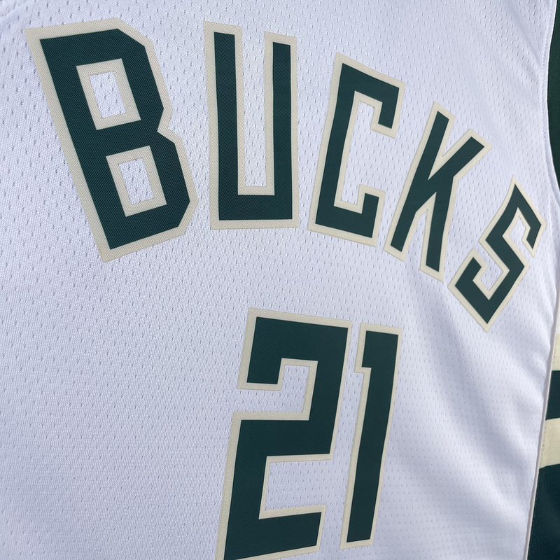 2023 NBA Milwaukee Bucks (21 HOLIDAY) Basketball Jersey