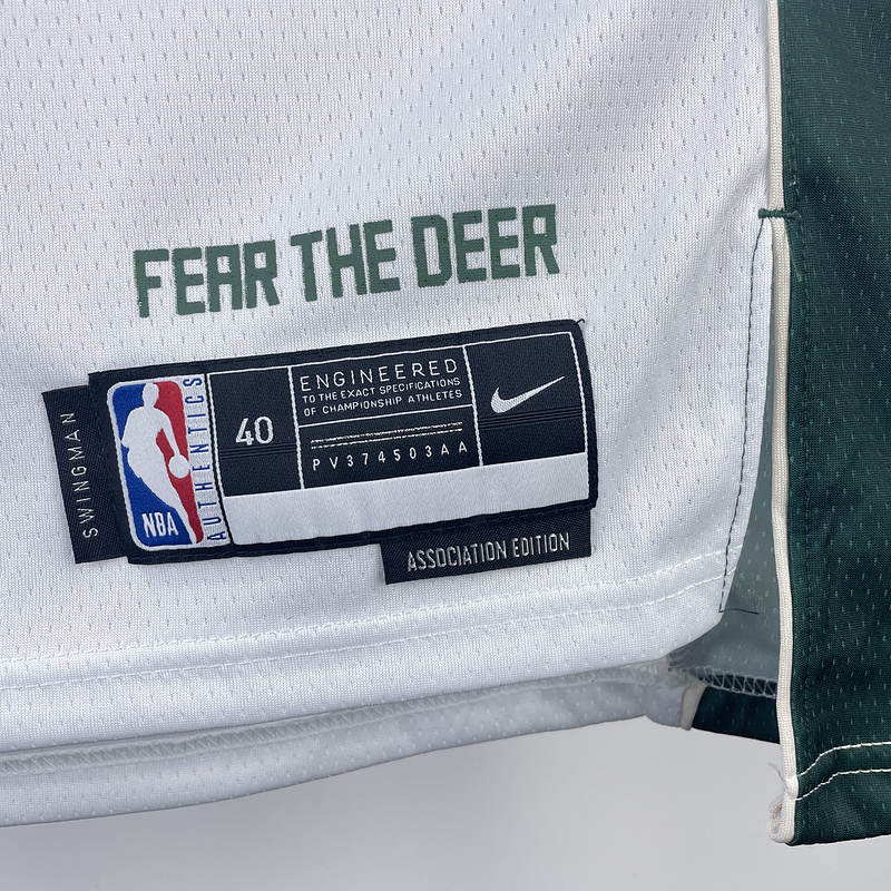 2023 NBA Milwaukee Bucks (0 LILLARD) Basketball Jersey