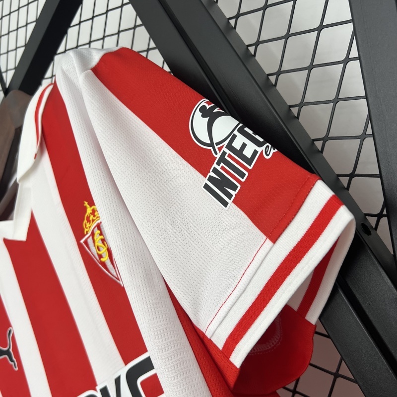 2025-26 Sporting Gijon Home Football jersey