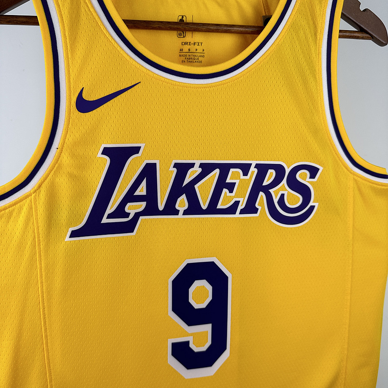 2023 NBA Lakers 9 JAMES JR Basketball Jersey