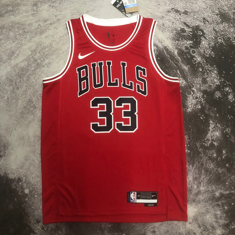 2023 NBA Chicago Bulls (33 PIPPEN) Basketball Jersey