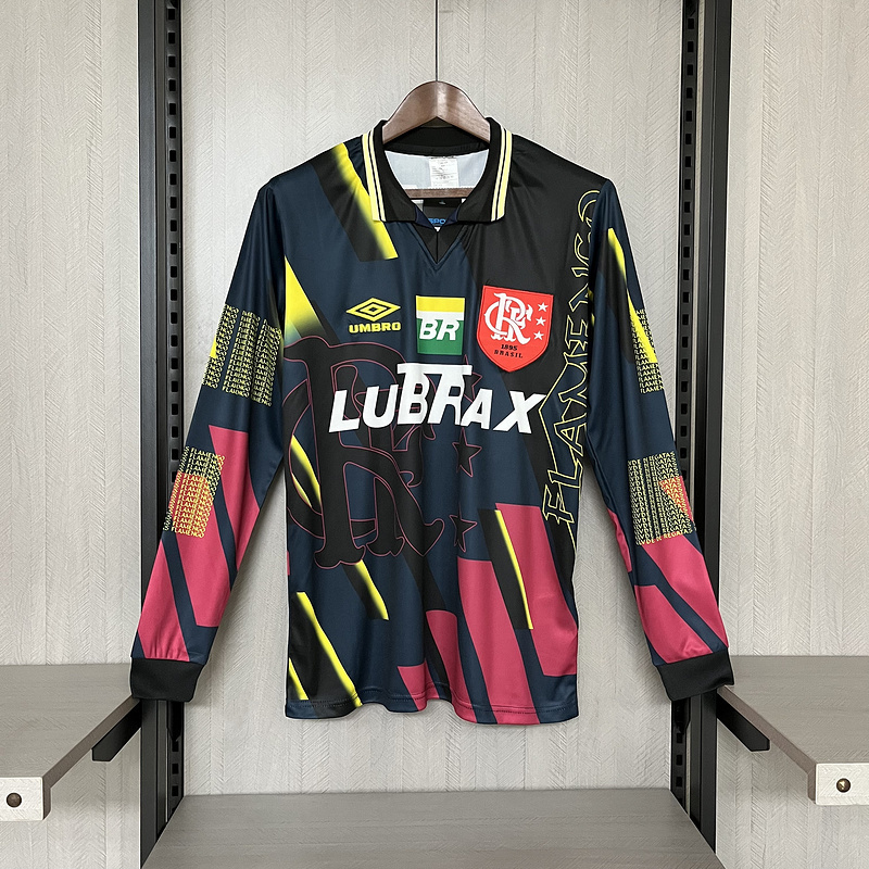 Retro 1997 Flamengo Long Sleeve Football jersey retro