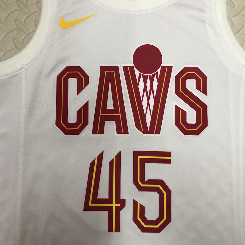2023 NBA Cleveland Cavaliers 45 MITCHELL Basketball Jersey