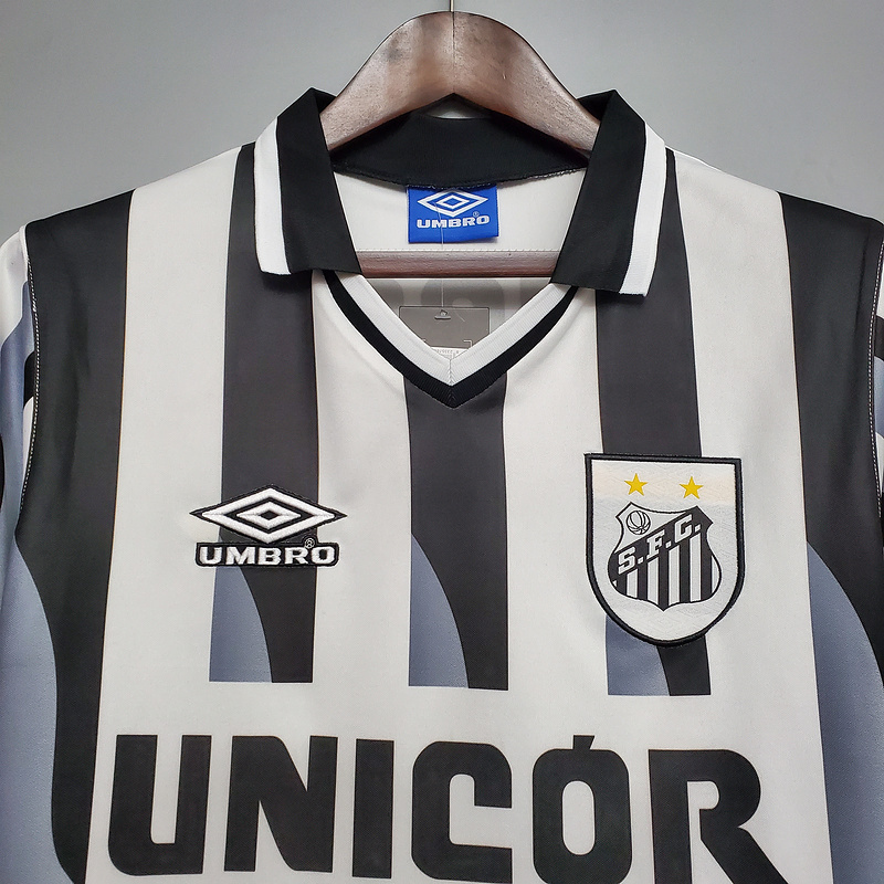 Retro 1998 Santos away Football jersey retro