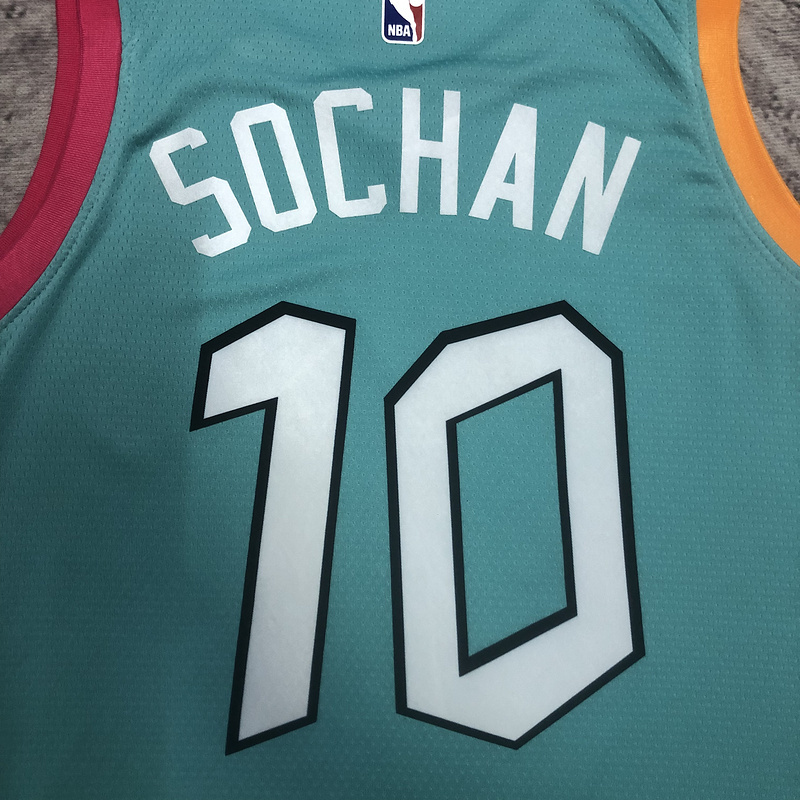 2023 NBA San Antonio Spurs 10 SOCHAN Basketball Jersey