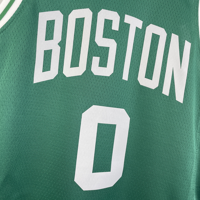 2023 NBA Boston Celtics kids 0 TATUM Basketball Jersey