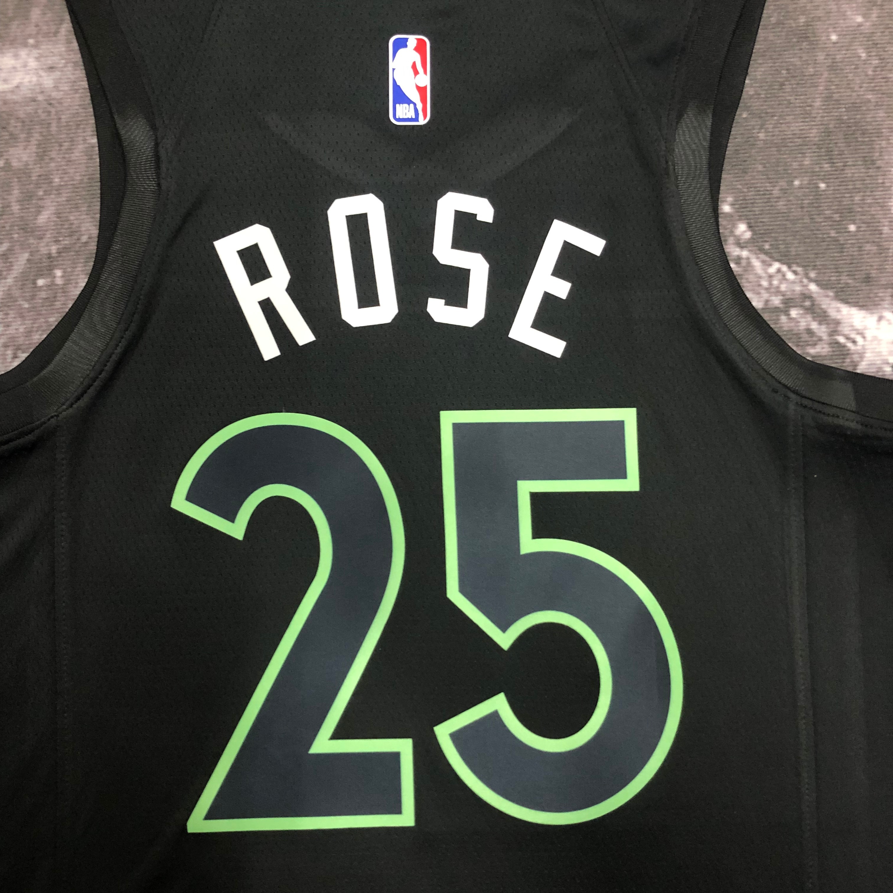 2023 NBA Minnesota Timberwolves 25 Rose Basketball Jersey