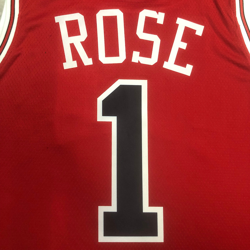 2023 NBA Chicago Bulls (1 ROSE) Basketball Jersey