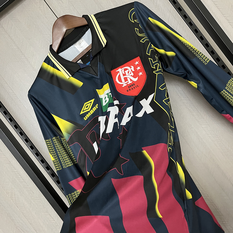 Retro 1997 Flamengo Long Sleeve Football jersey retro