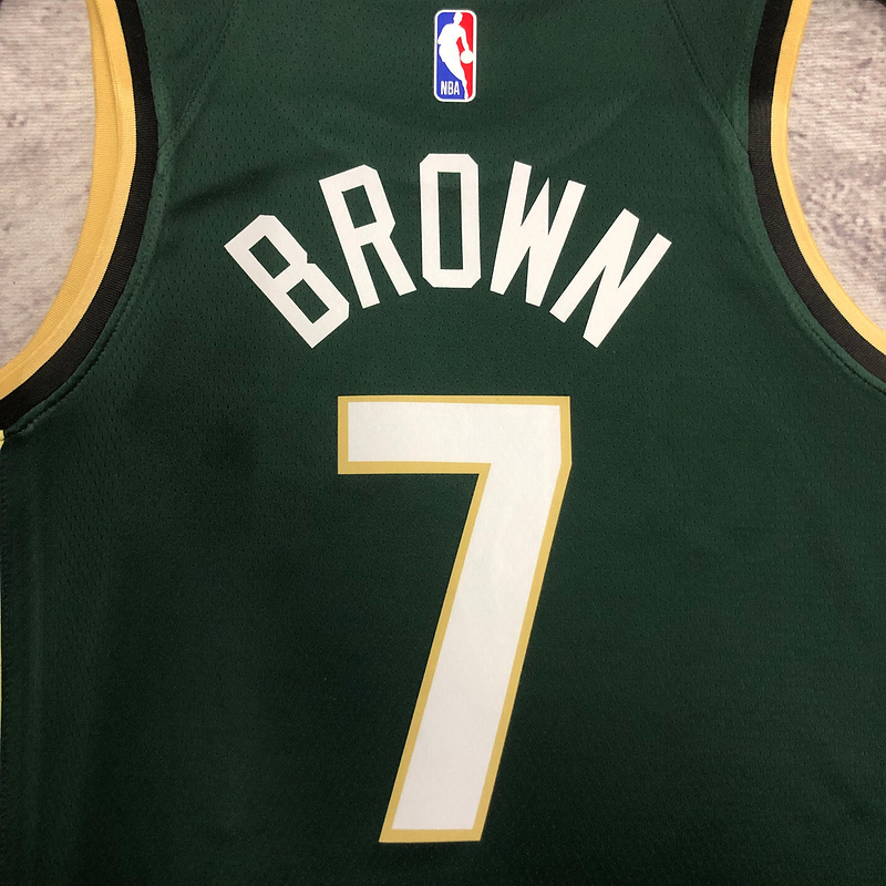 2023 NBA Boston Celtics (7 BROWN) Basketball Jersey
