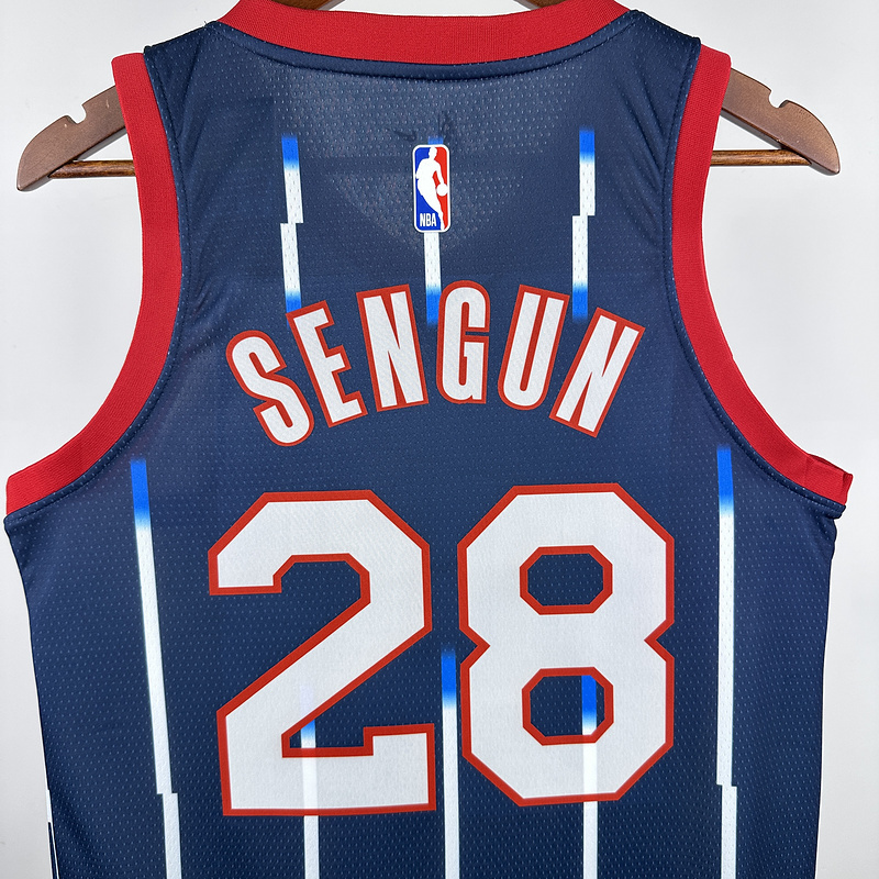 2023 NBA Houston Rockets 28 SENGUN Basketball Jersey