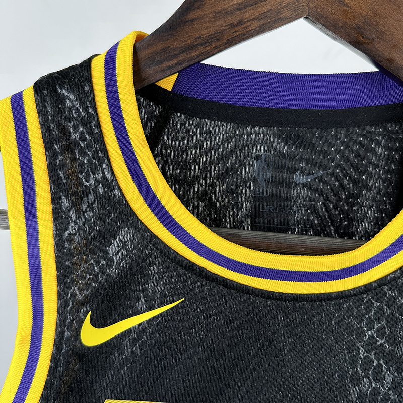 Kids 2023 NBA Lakers 77 DONCIC Basketball Jersey