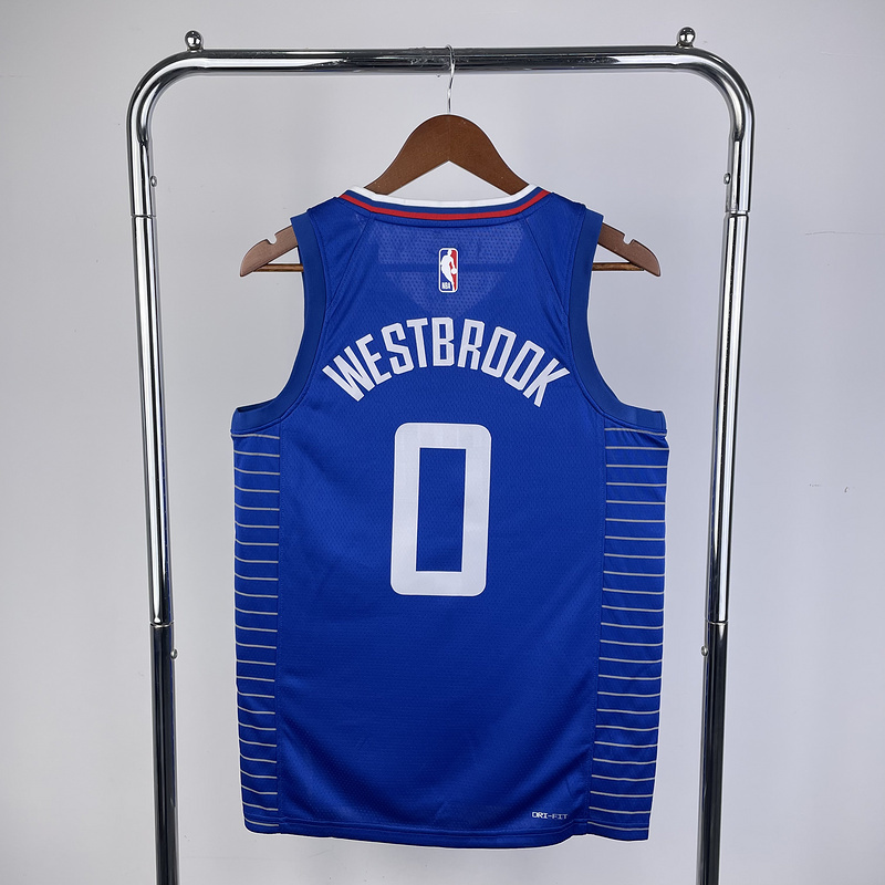 2023 NBA LA Clippers (0 WESTBROOK) Basketball Jersey