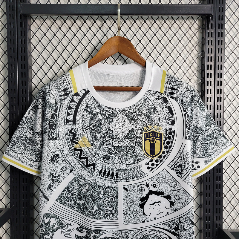 2023-24 Italy White Special Edition  VERRATTI BARELLA ADRIAN VERRATTI DEL PIRO Football jersey