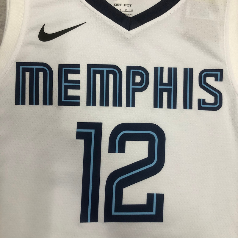 2023 NBA Memphis Grizzlies 12 MORANT Basketball Jersey