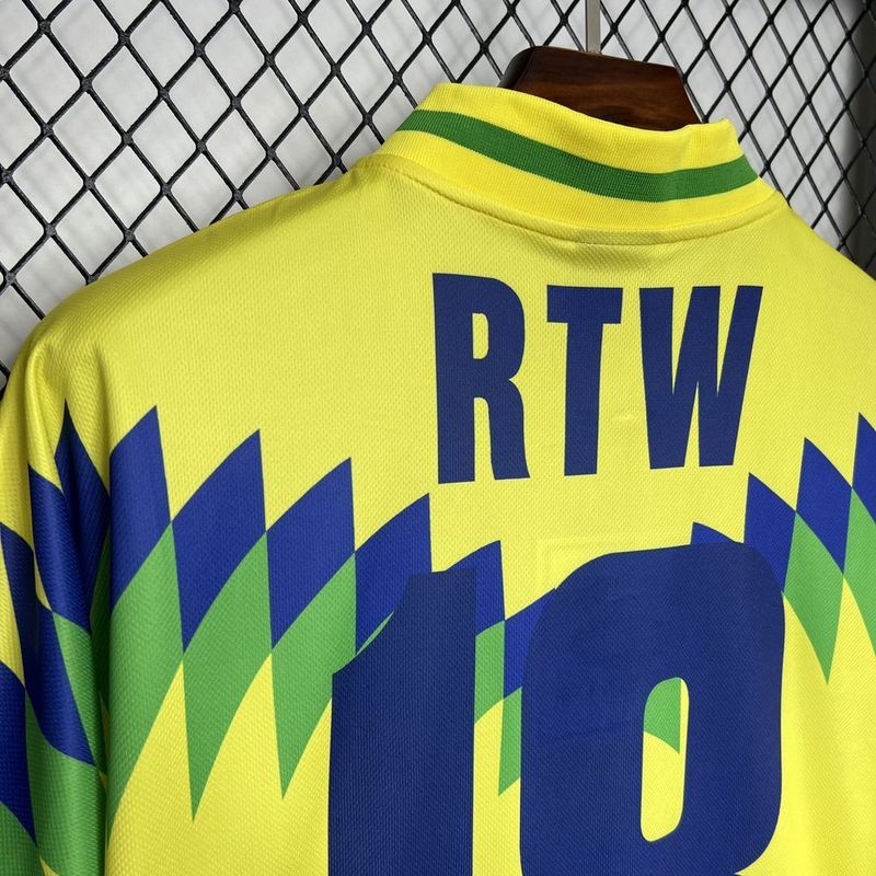 Retro 1995 Brazil home Corteiz Football jersey retro