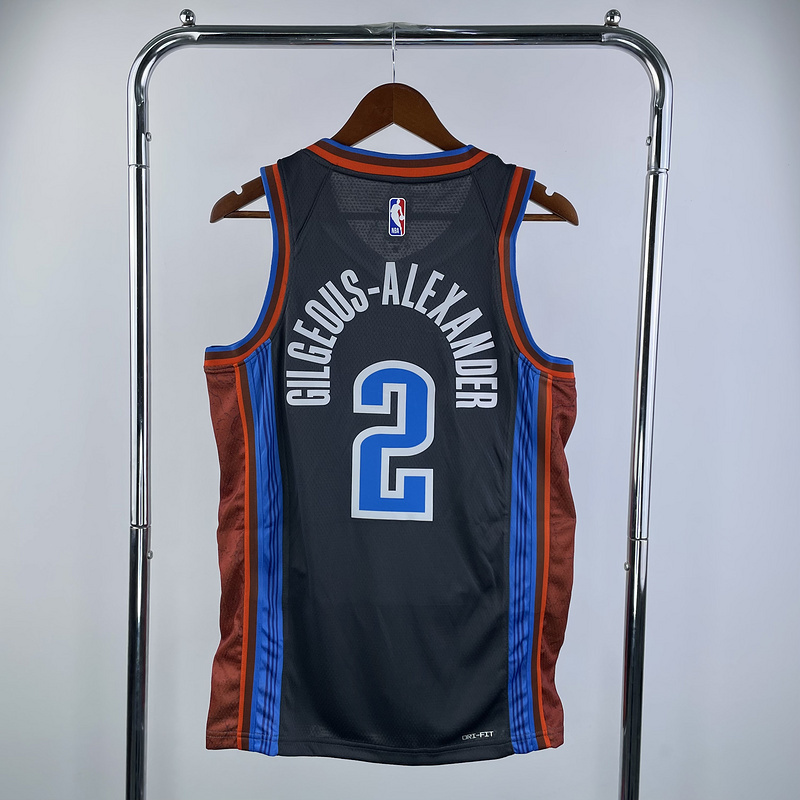 2023 NBA Oklahoma City Thunder 2 Alexander Basketball Jersey