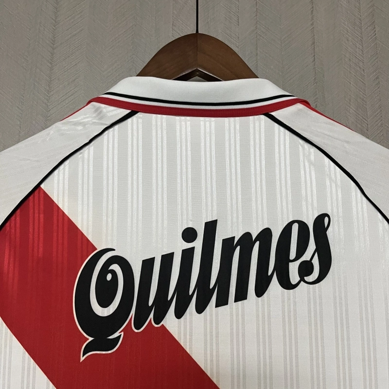 Retro 1995-96 River Plate Home football jersey retro