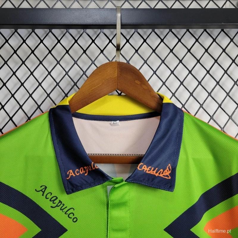 Retro 1994 Mexico Jorge Campos Home Green Goalkeeper Football jersey retro